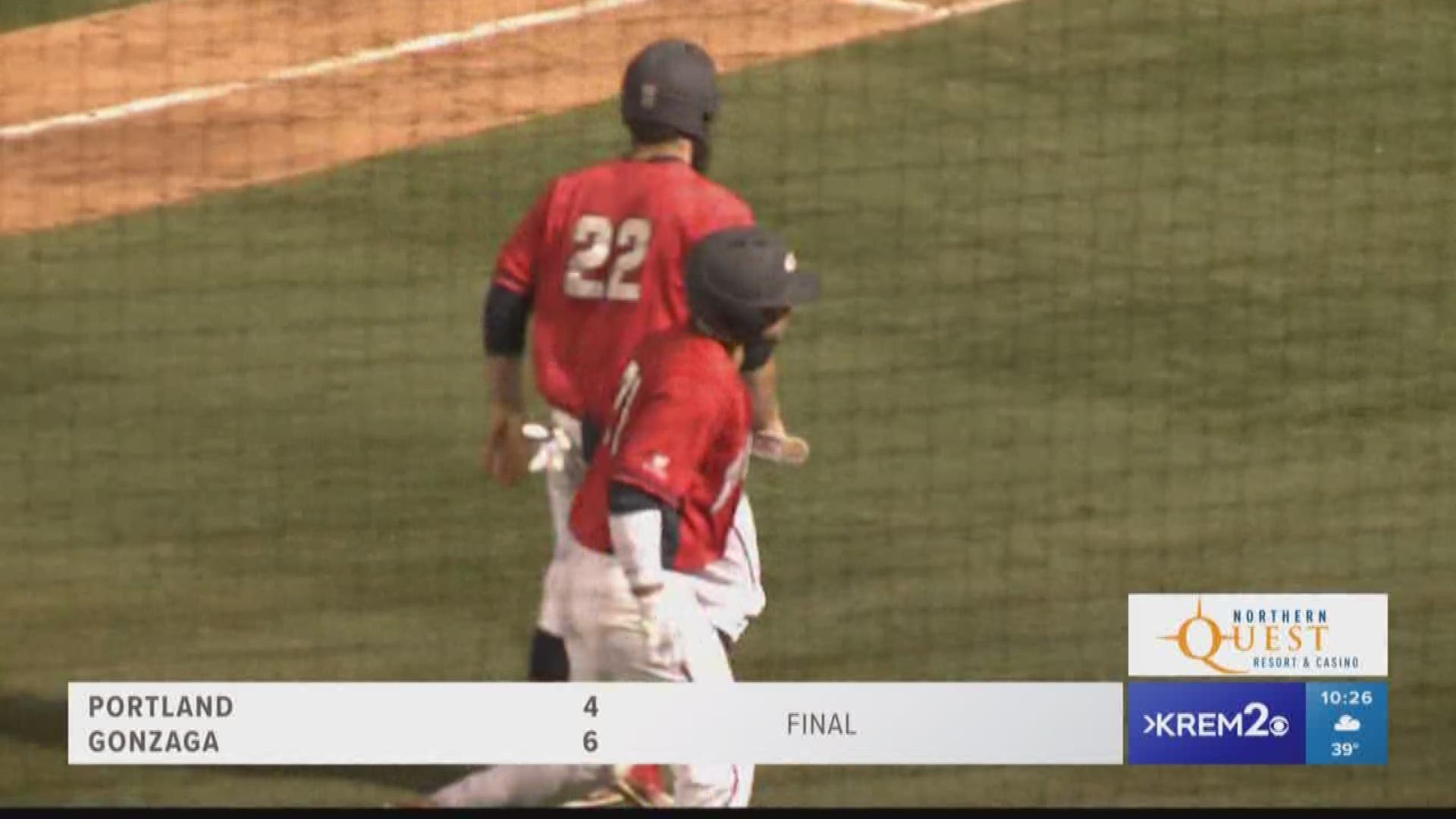 Bulldogs scored the game's final three runs for a 6-4 victory over Portland. (4-6-2018)