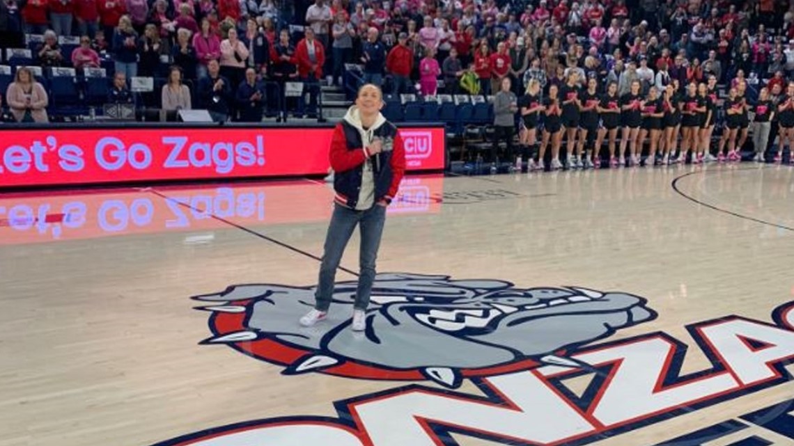 Gonzaga University honors Courtney Vandersloot's jersey