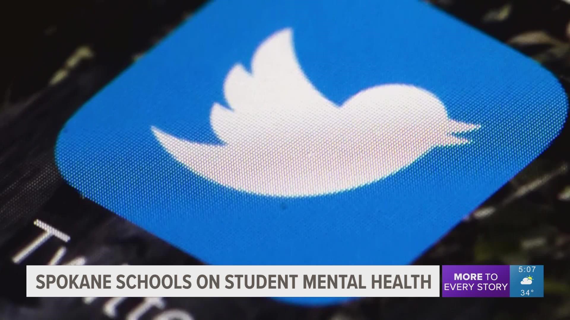 After Seattle Public Schools sued social media outlets for affecting student mental health, Spokane Public Schools commented on social media's effects on students.