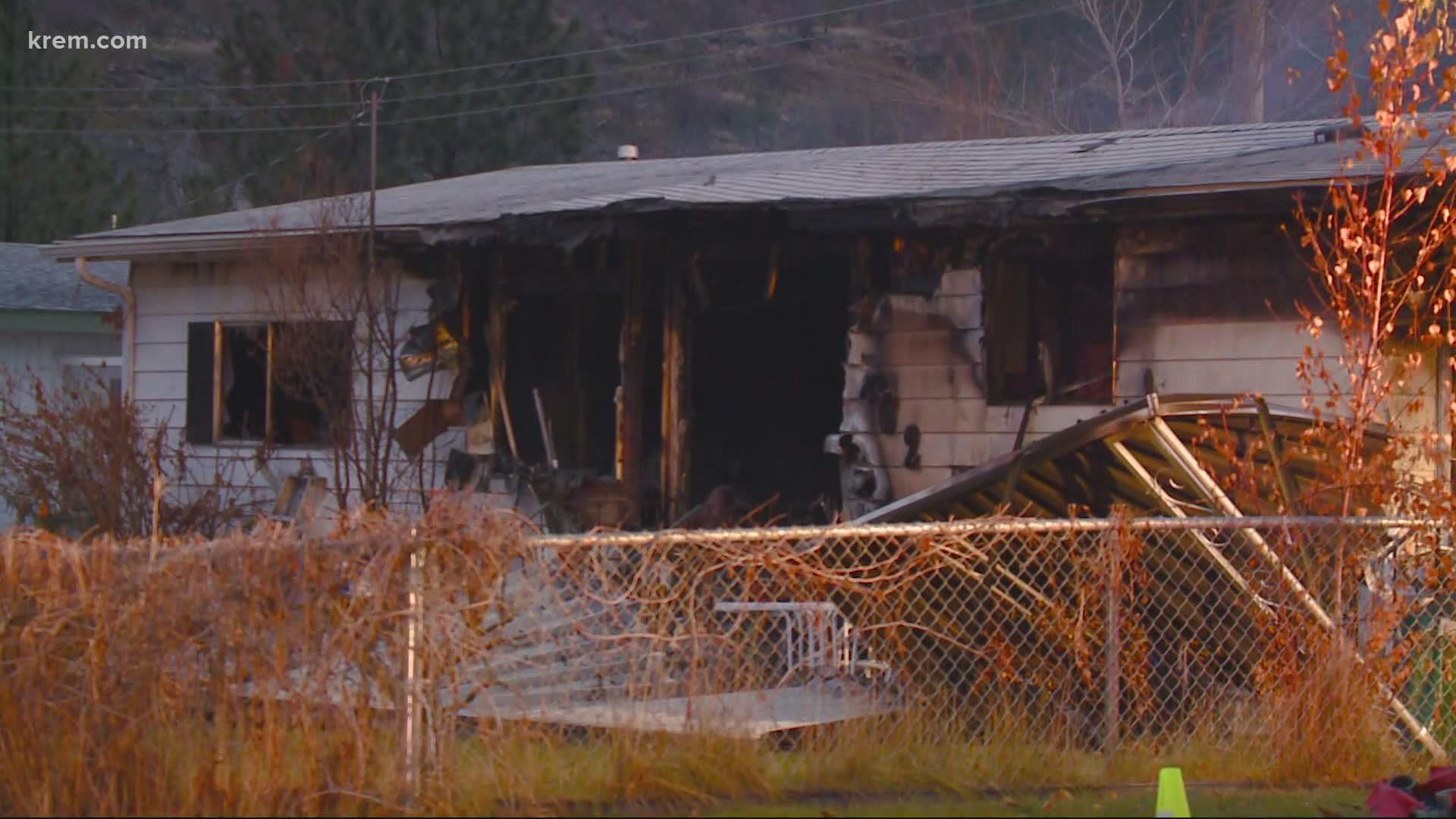 Crews on scene said a passerby tried to go into the home to help but couldn’t due to the smoke and flames.