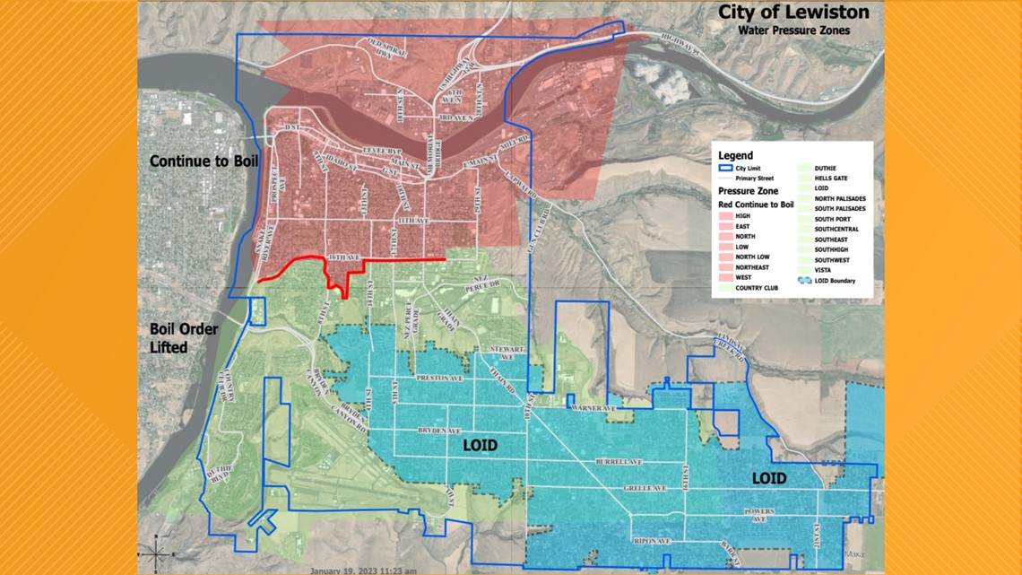 Lewiston continues boil order as crews repair reservoir