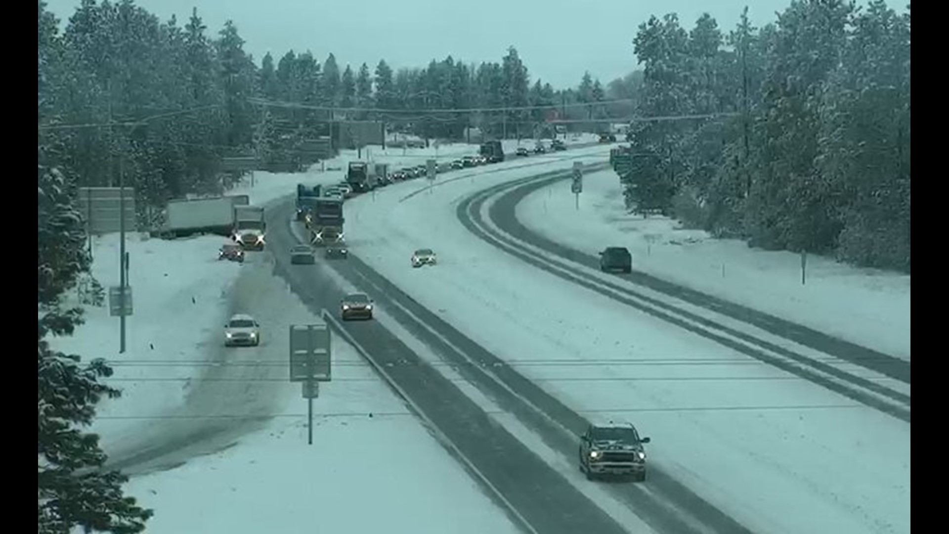 Collision East Bound I 90 Krem