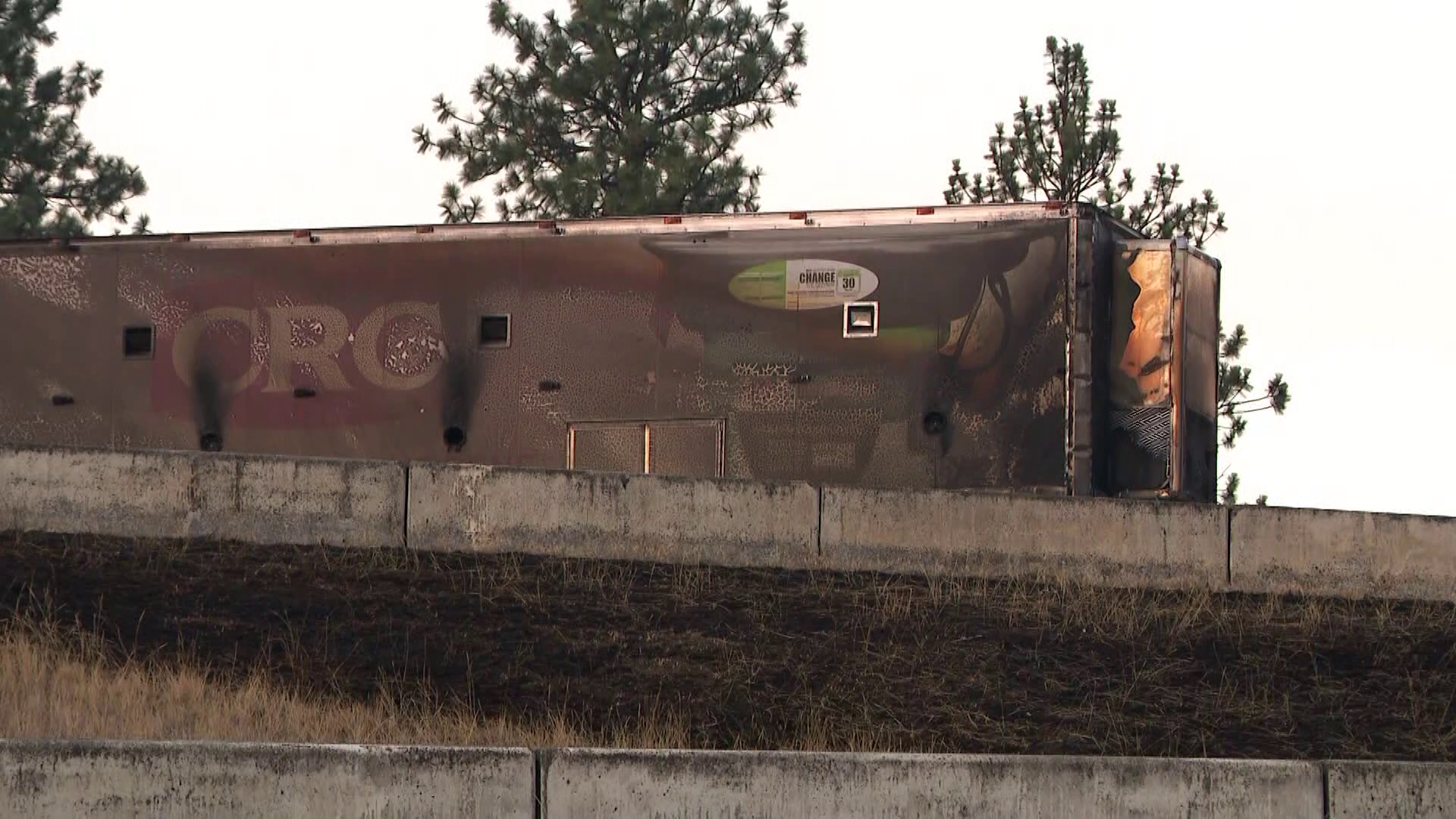 One lane remains closed on westbound I-90 in Post Falls due to an
