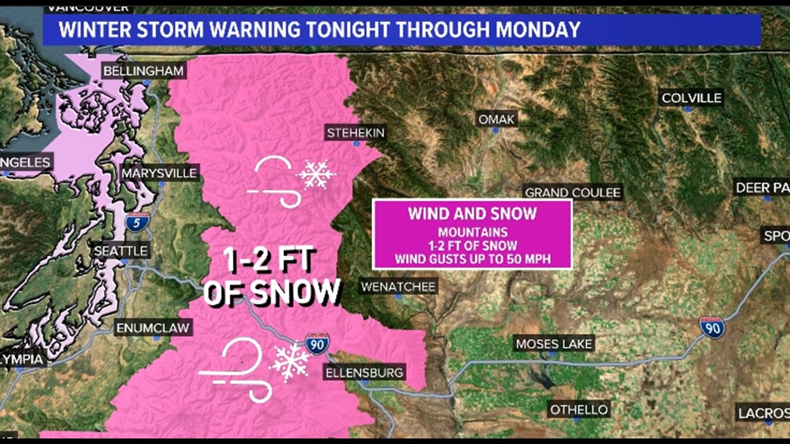 Severe weather could pose problem for Snoqualmie Pass drivers