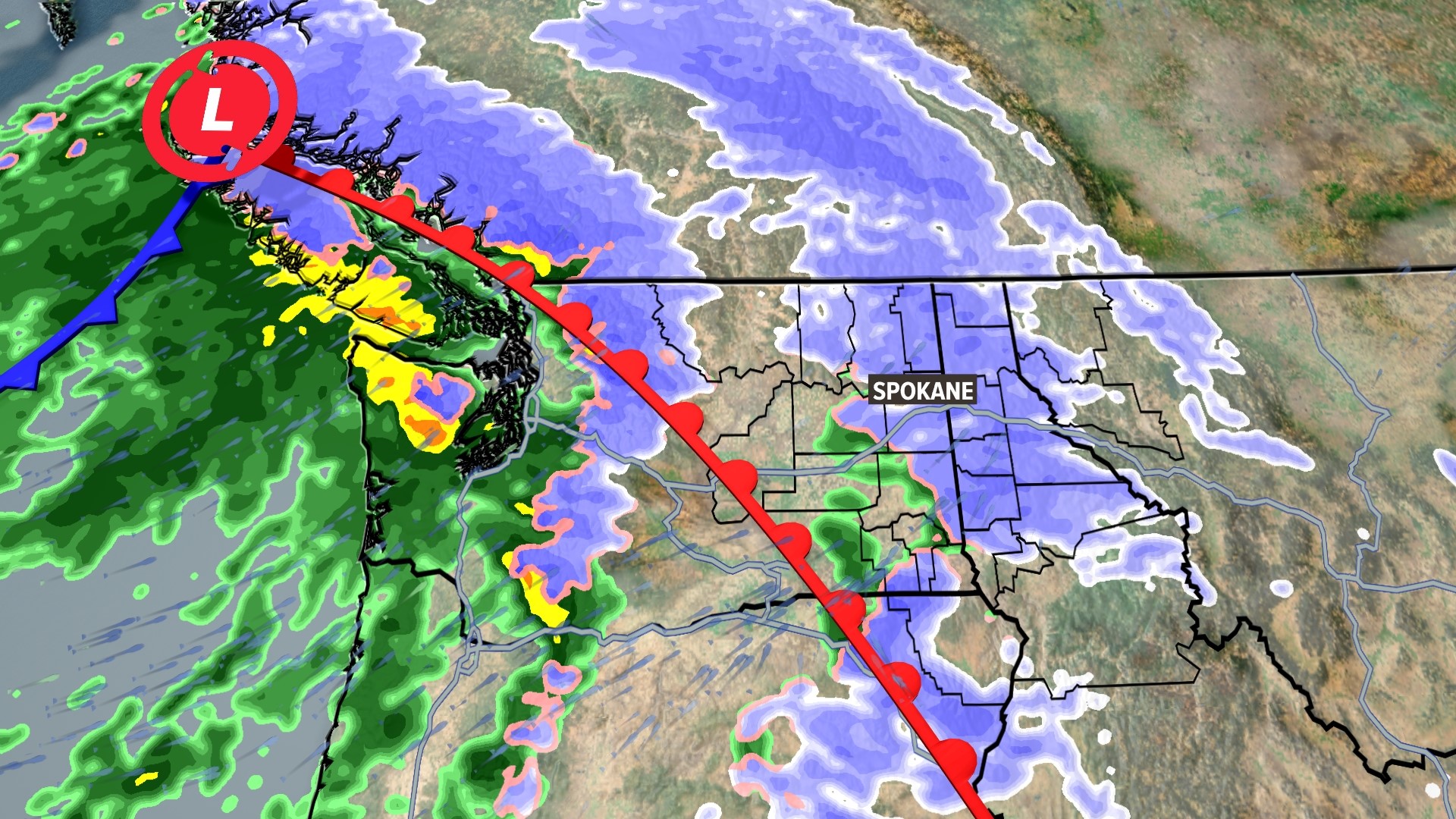 Tuesday snow in Spokane to affect Wednesday morning commute