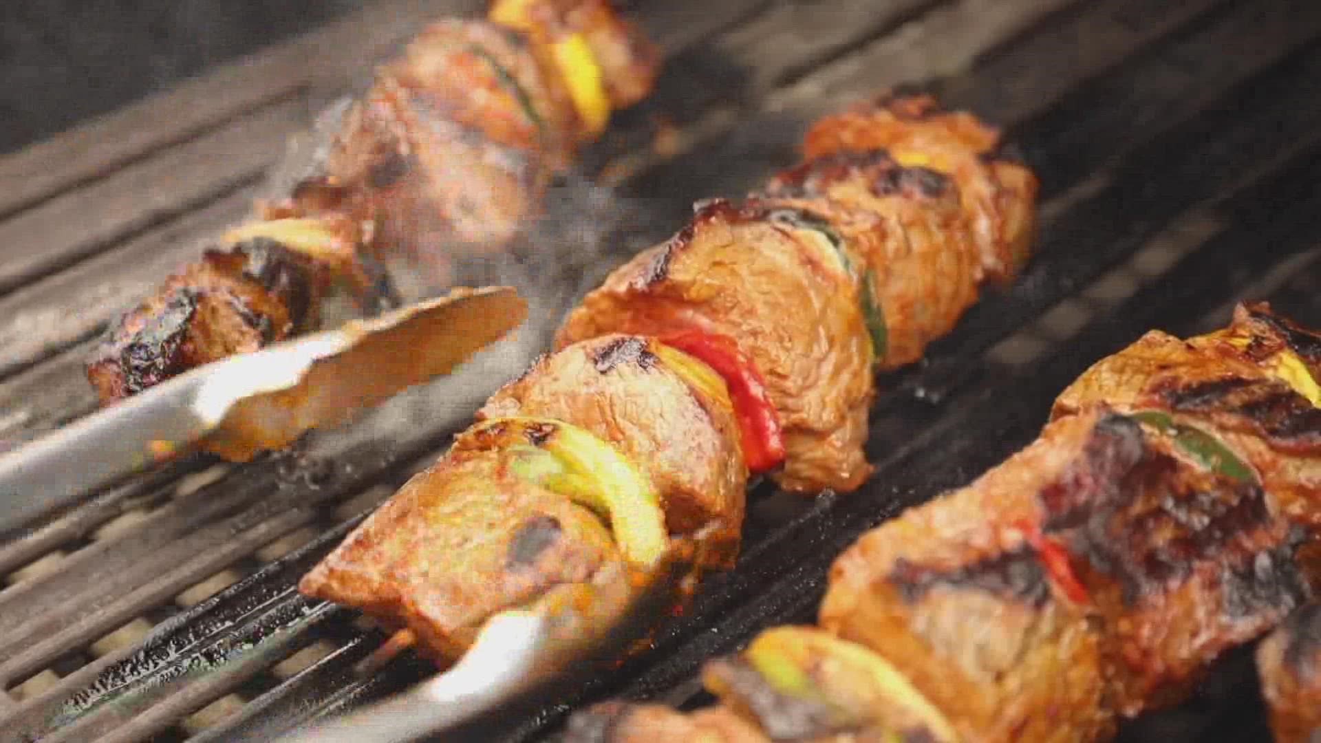 Check out these mouth watering Steak Kabobs.