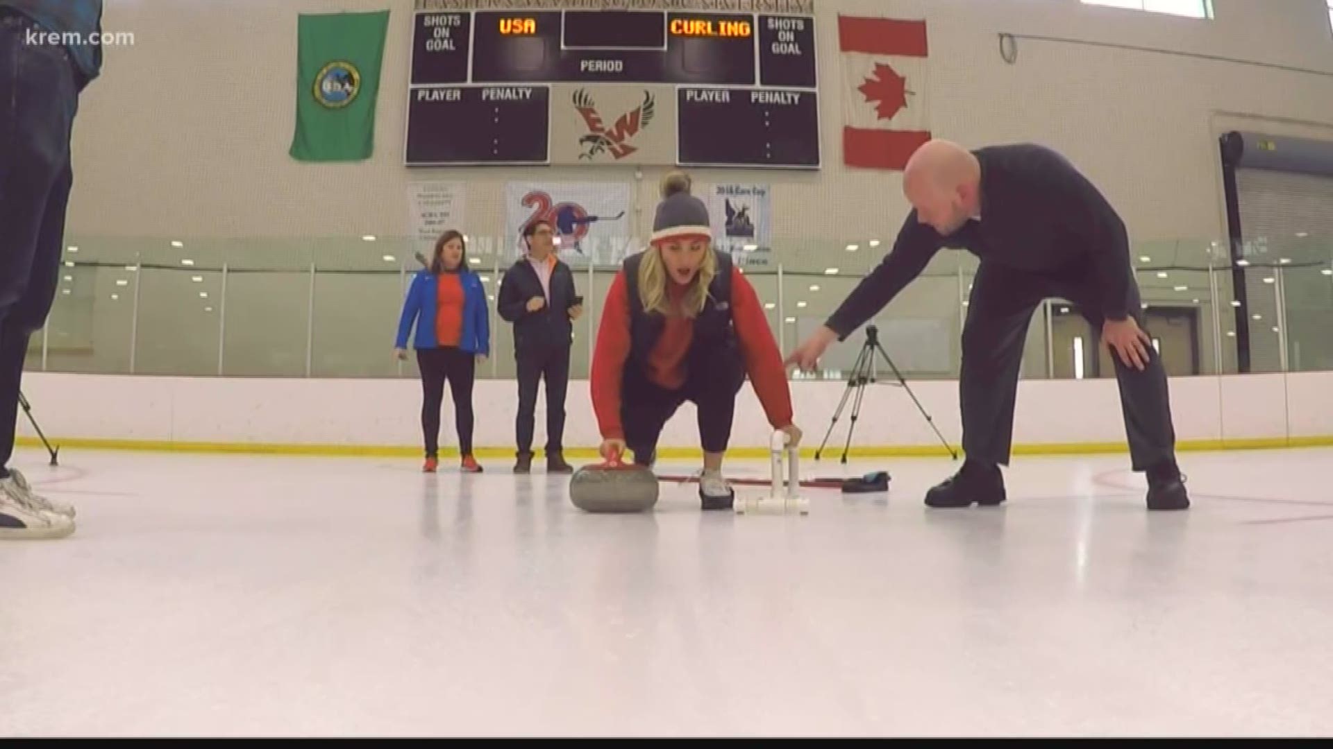 The National Curling Championships are coming to Spokane, so Danamarie McNicholl & Nicole Hernandez joined our Joshua Robinson, for a crash course.