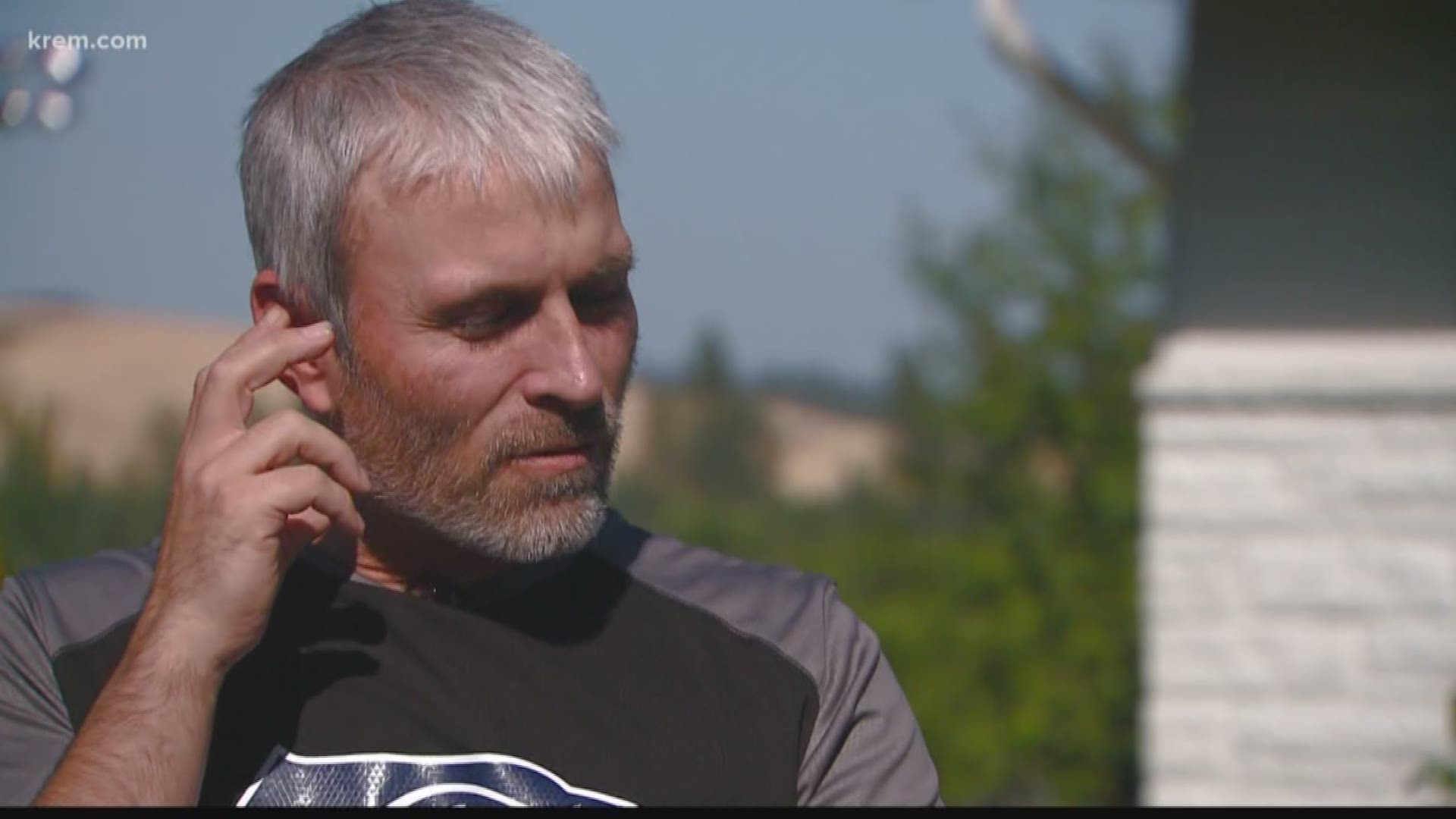 KREM's Amanda Roley spoke with Randy Weatherbee, who said he was attacked by a man who had broken into his garage in the early morning hours of August 18.