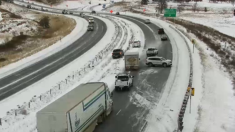 Multi-vehicle crash blocks westbound I-90 near Liberty Lake | krem.com