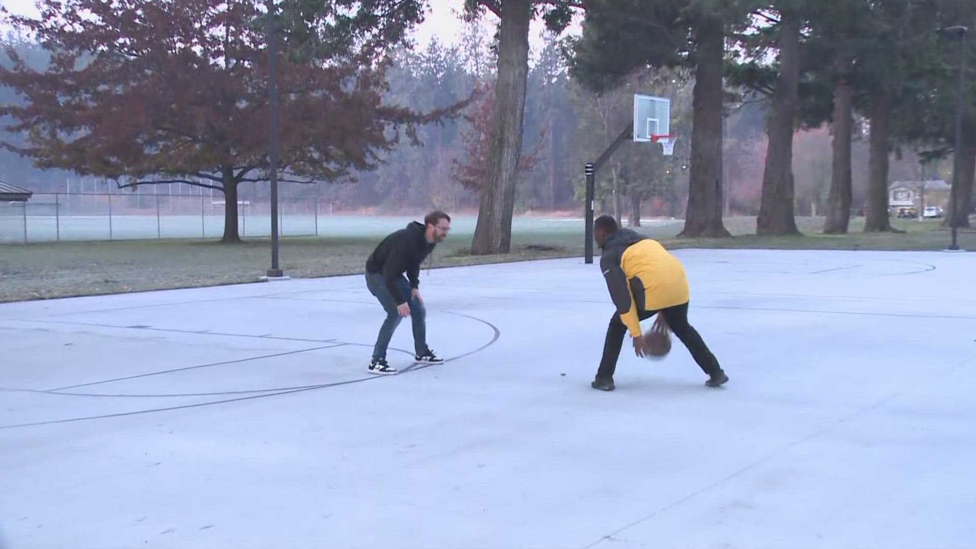 Following almost 3 months of construction, the Underhill Park is reopen with new basketball and pickleball courts.