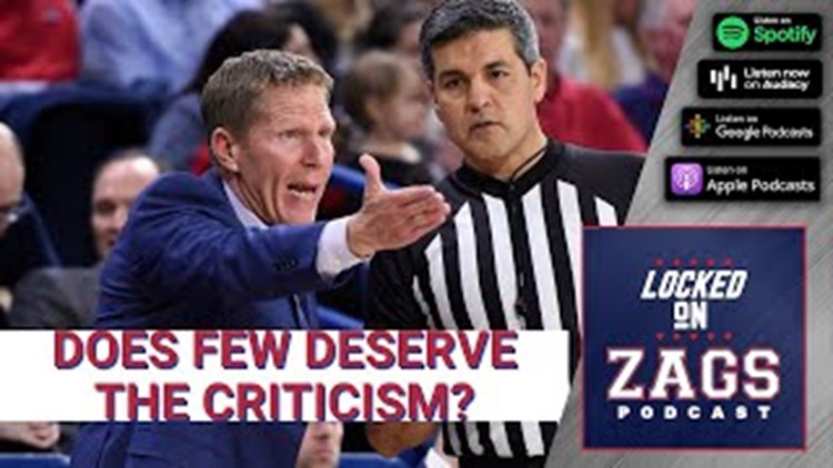 Are the criticisms of Gonzaga Bulldogs coach Mark Few fair, and will he make adjustments? | Locked On Zags