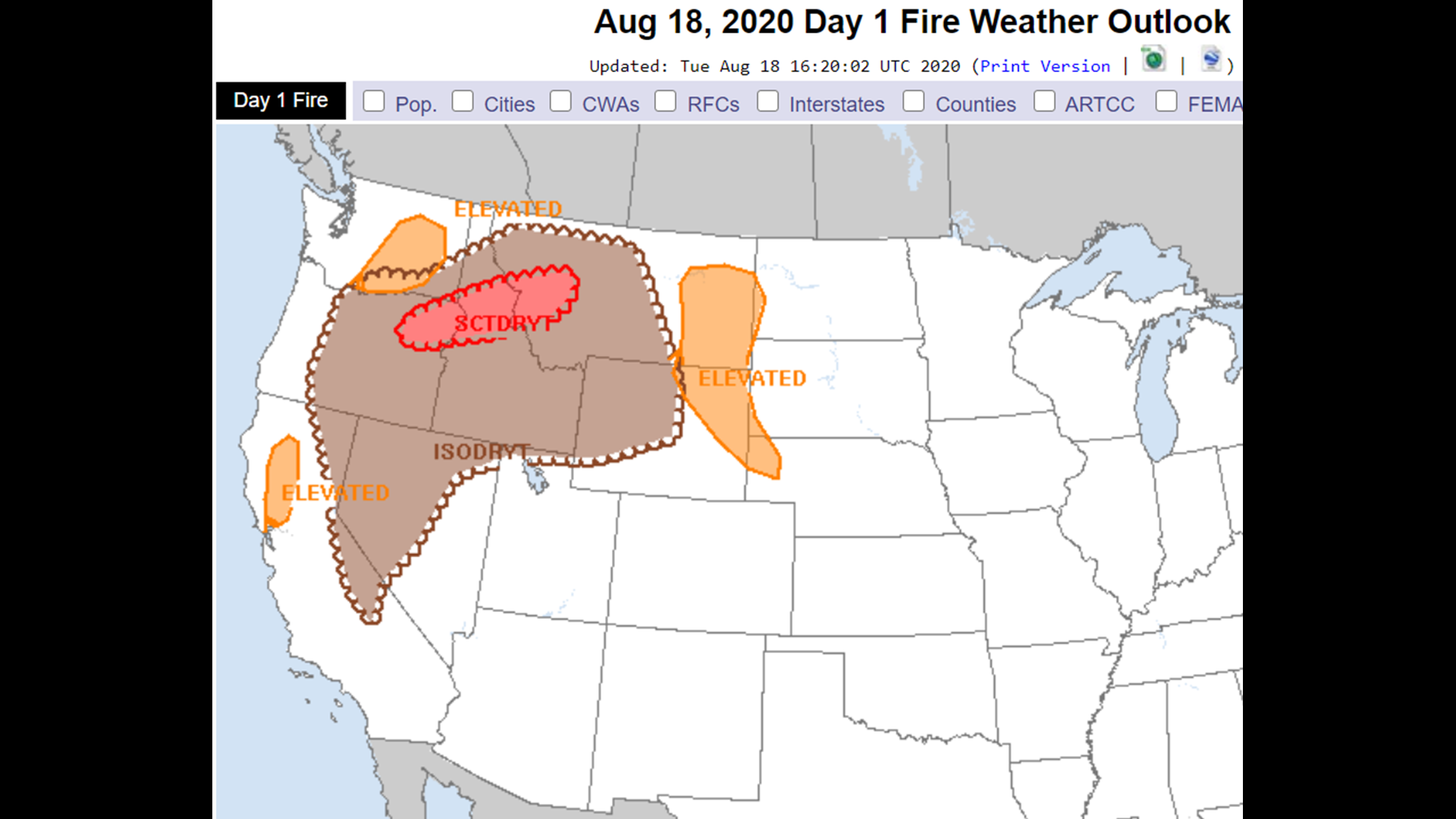 Strong thunderstorms to develop in SE Washington & North Idaho Tuesday ...