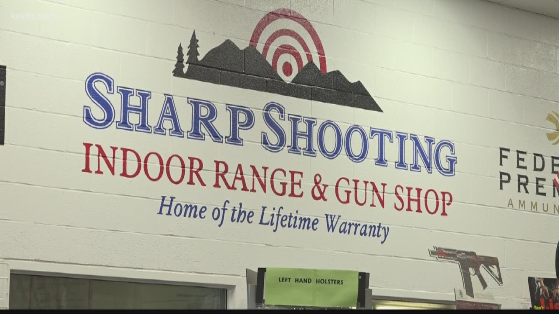 KREM's Amanda Roley spoke with a manager at Sharp Shooting Indoor Range and Gun Shop about their lawsuit against Washington state over I-1639.