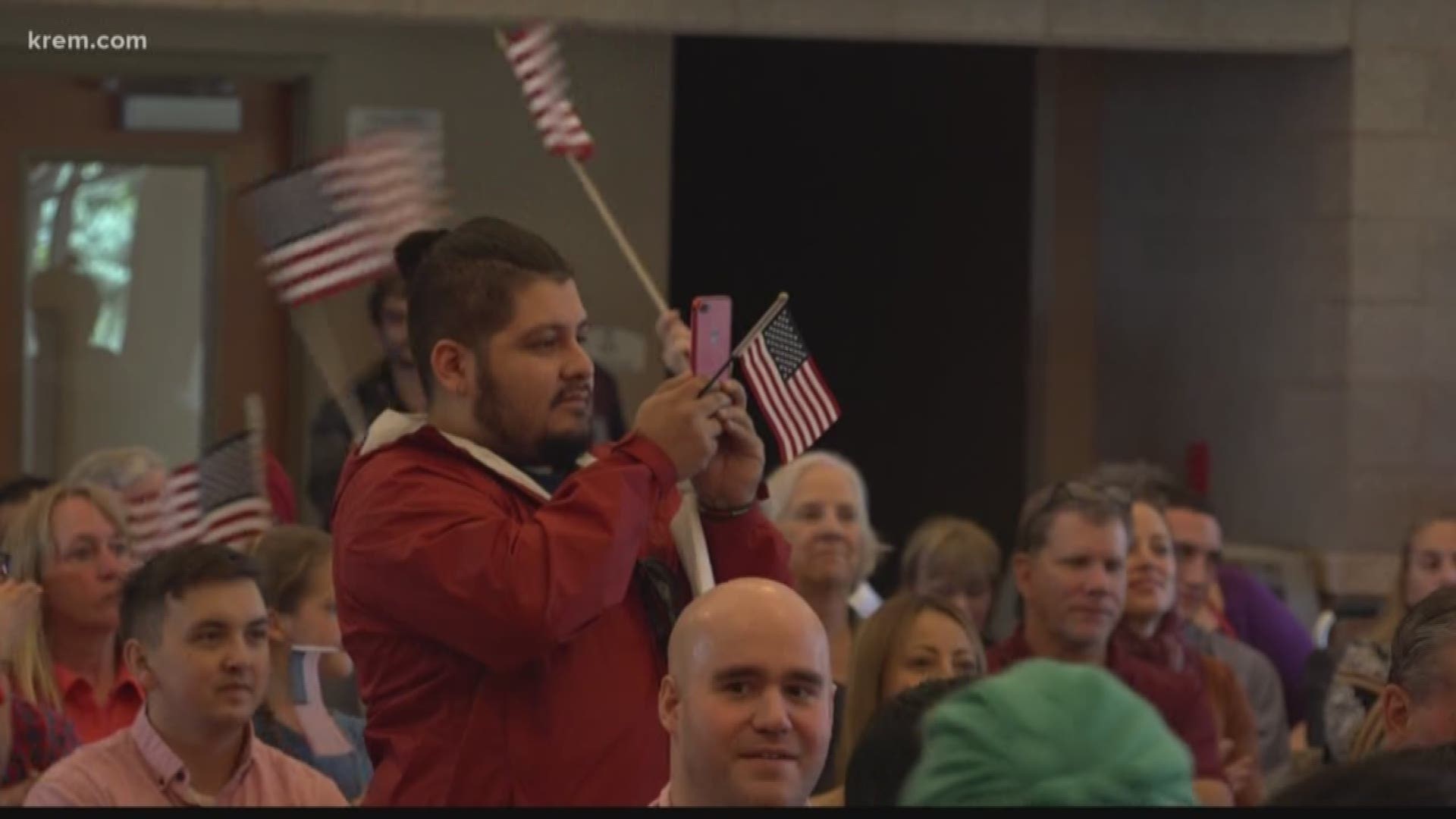 For 97 people from more than 40 counties, Sept. 17 marked the first day of being an American citizen.