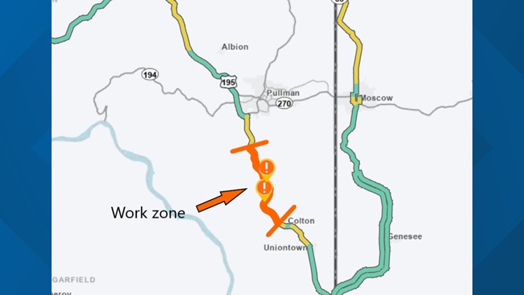 US 195 between Spokane and Pullman closing for renovations