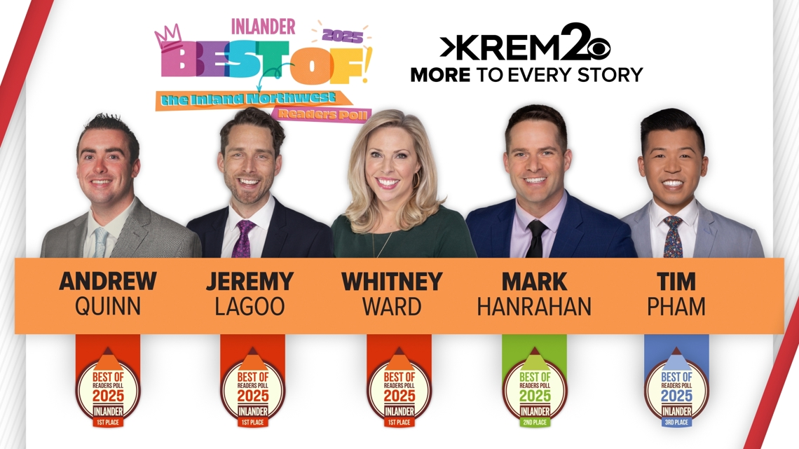 KREM 2 sweeps 2025 Inlander's Best Of awards | krem.com