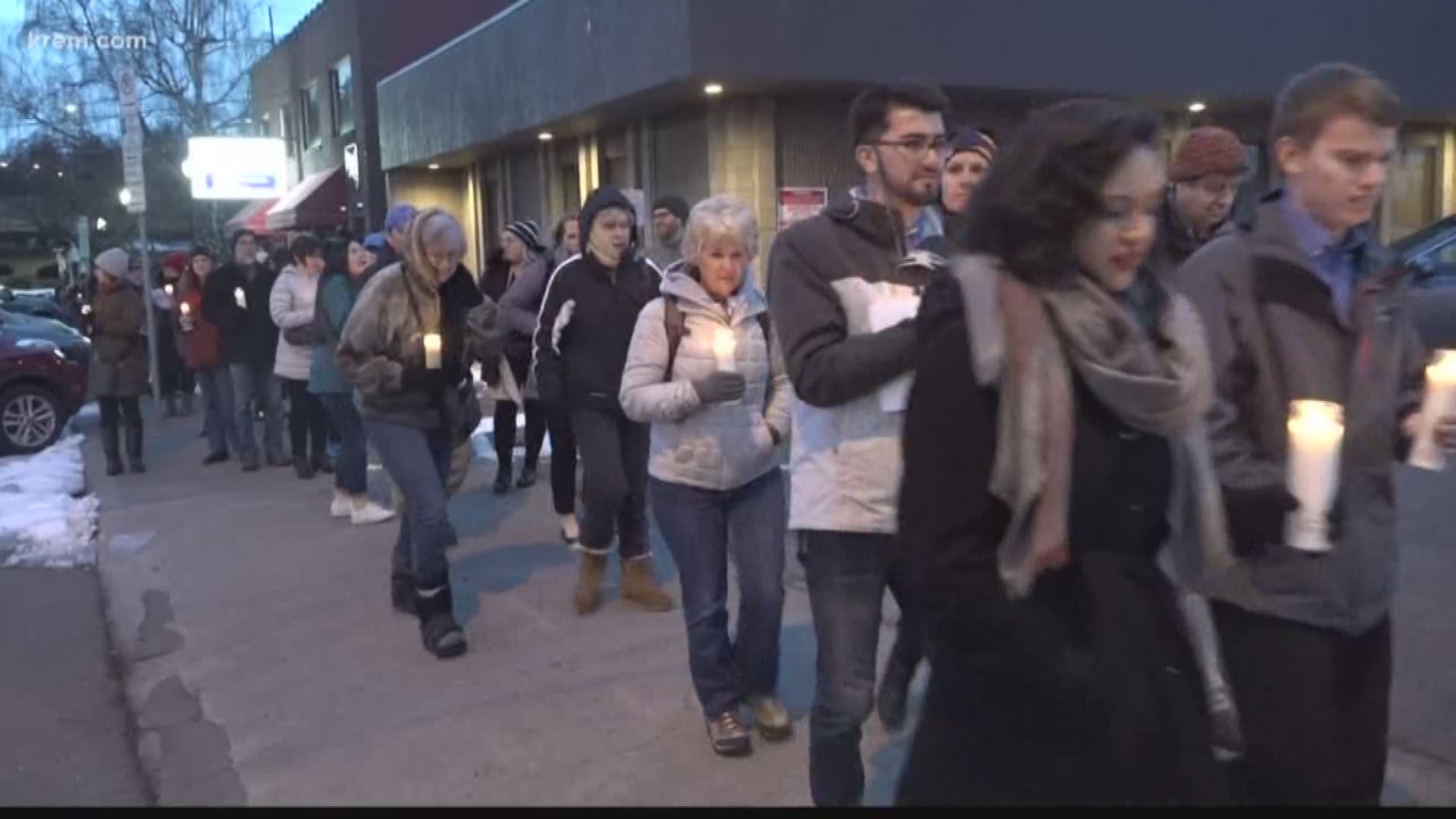 Local prayer vigil and walk held for DACA Dreamers (2-22-18)