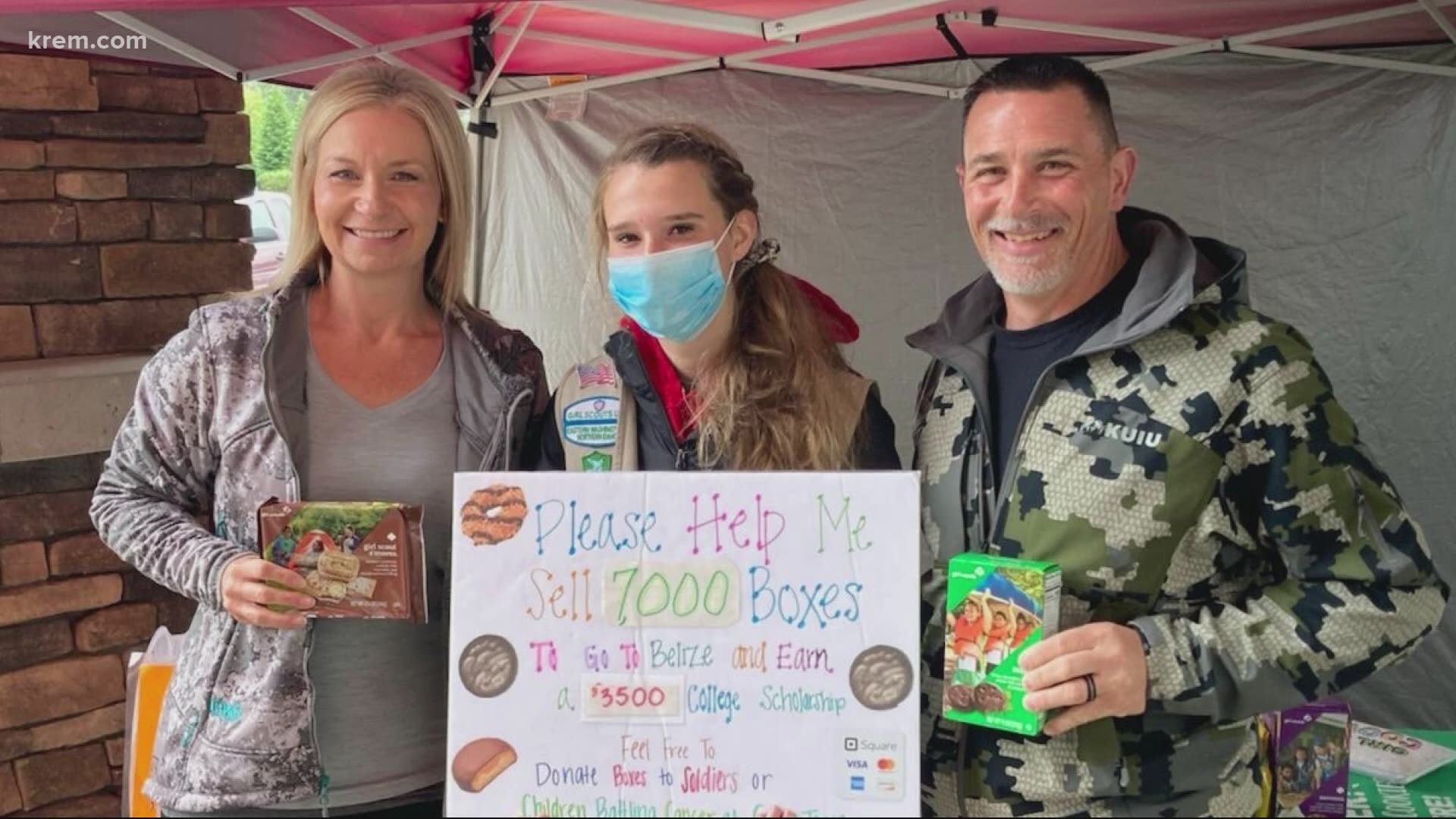 Mikayla Butler, a high school senior, said people's cookie cravings during quarantine helped her sell triple the amount of cookies she hoped to.