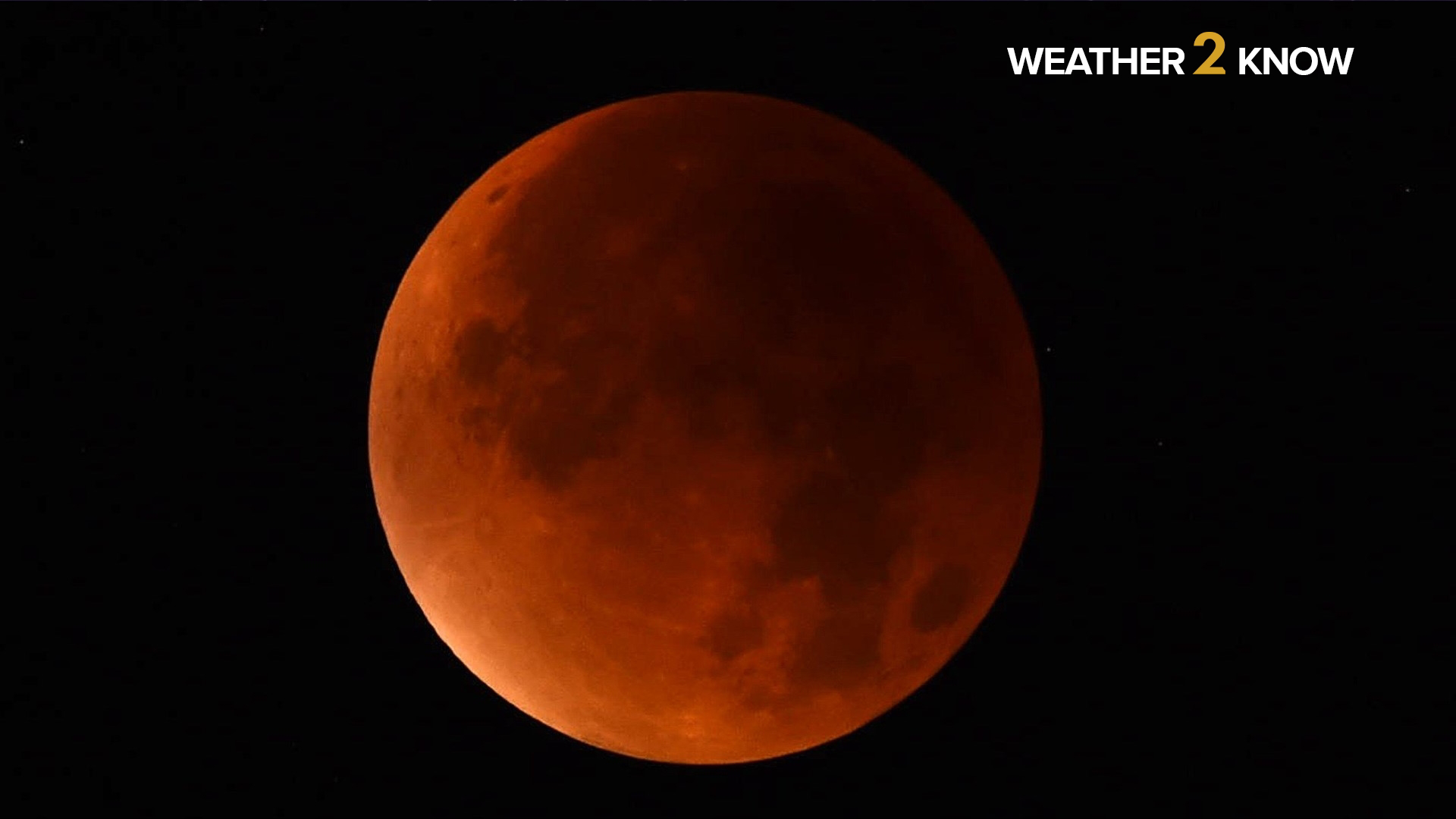 The U.S. will be able to see the Lunar Eclipse, or Blood Moon, this Sunday night - Monday morning May 15-16.