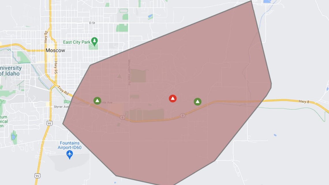 Power restored for more than 2,600 Avista customers in Moscow | krem.com