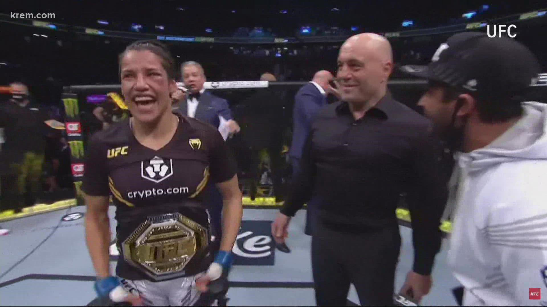 Peña, a Spokane native, is the first fighter to hold the title other than Nunes since July of 2016.