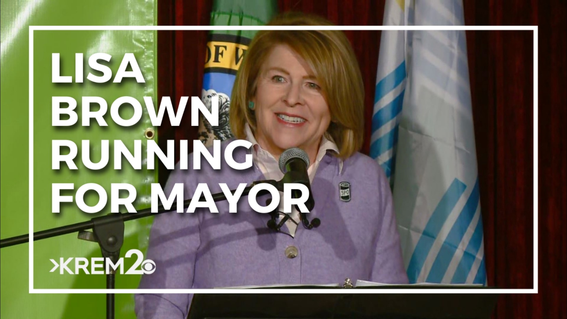 Brown is the first candidate to announce their plans to challenge incumbent Mayor Nadine Woodward.