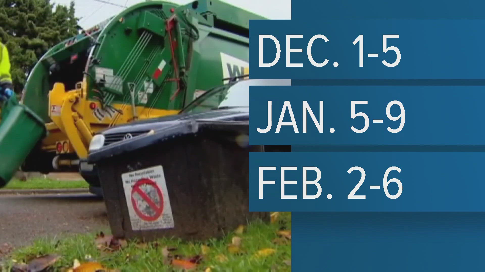 Spokane Garbage Pickup This Week