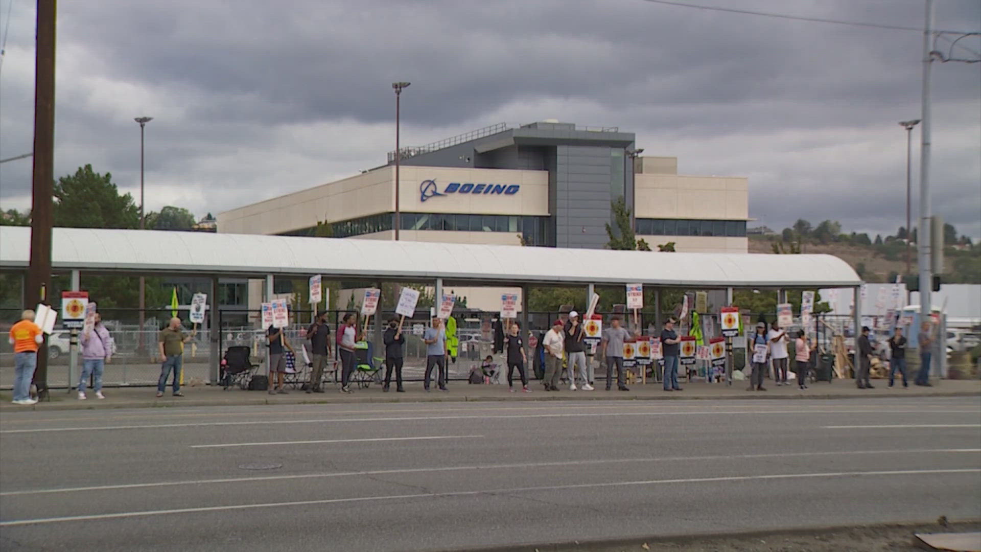 33,000 workers are currently on strike at Boeing. The union says they will put the most recent offer including a 30% wage increase up to a vote.