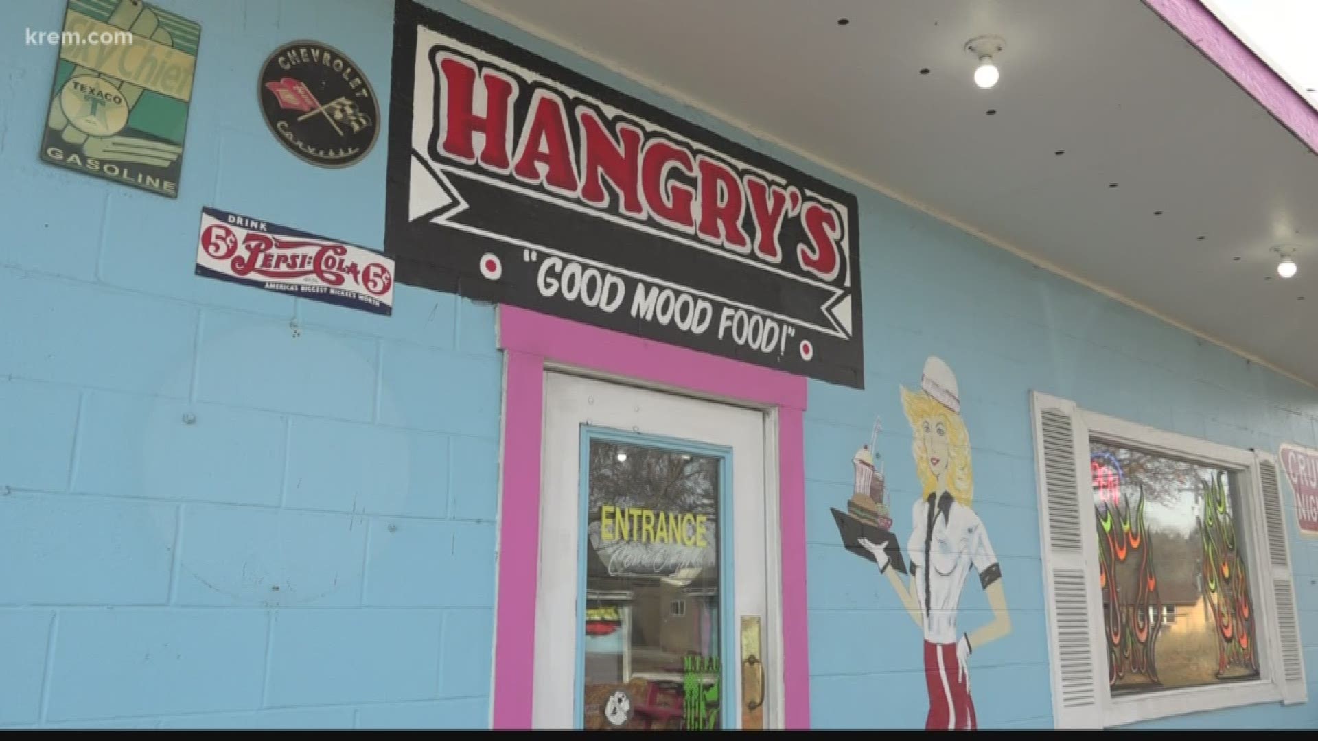 Hangry's is here to help satisfy your cravings. The restaurant's signature Hangry Burger has two patties, eggs, bacon, ham and four slices of cheese.