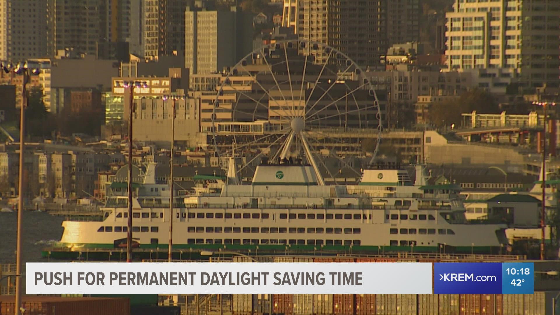 Sen. Patty Murray also called on the Biden Administration to allow states that have approved a permanent switch to daylight saving time federal waivers to do so.
