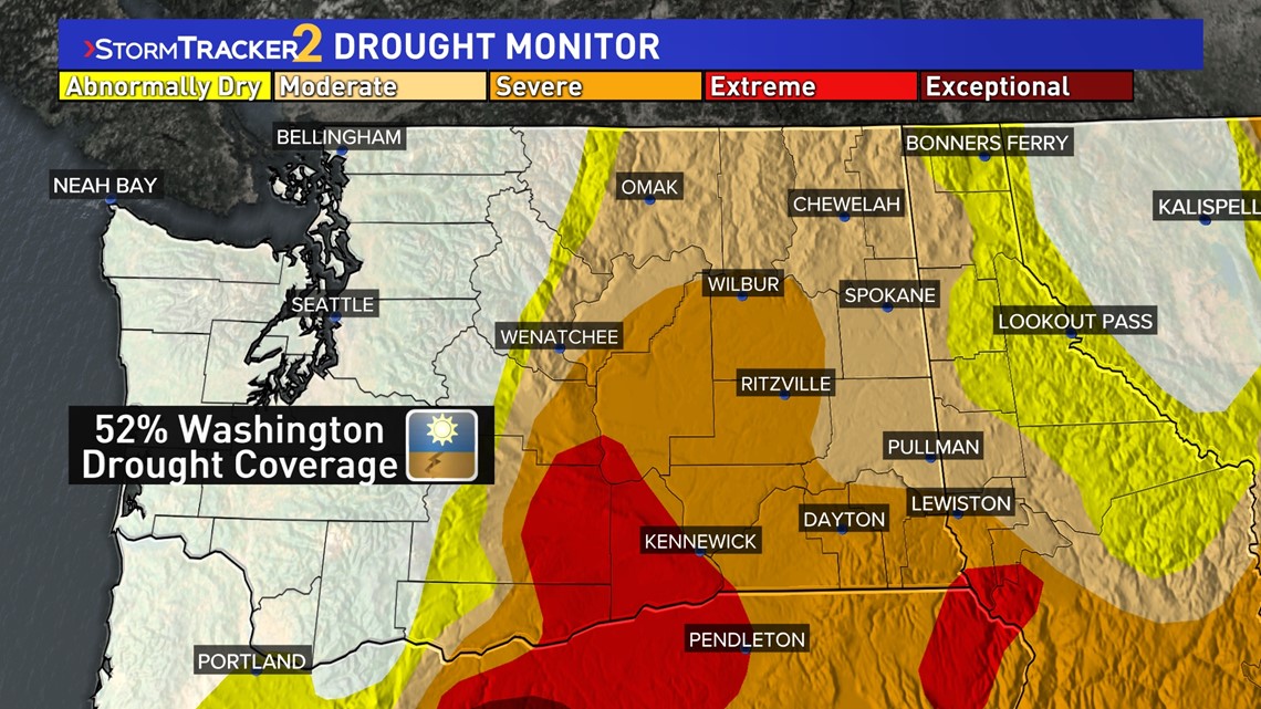 Drought conditions still remain across half of Washington - Vimarsana News