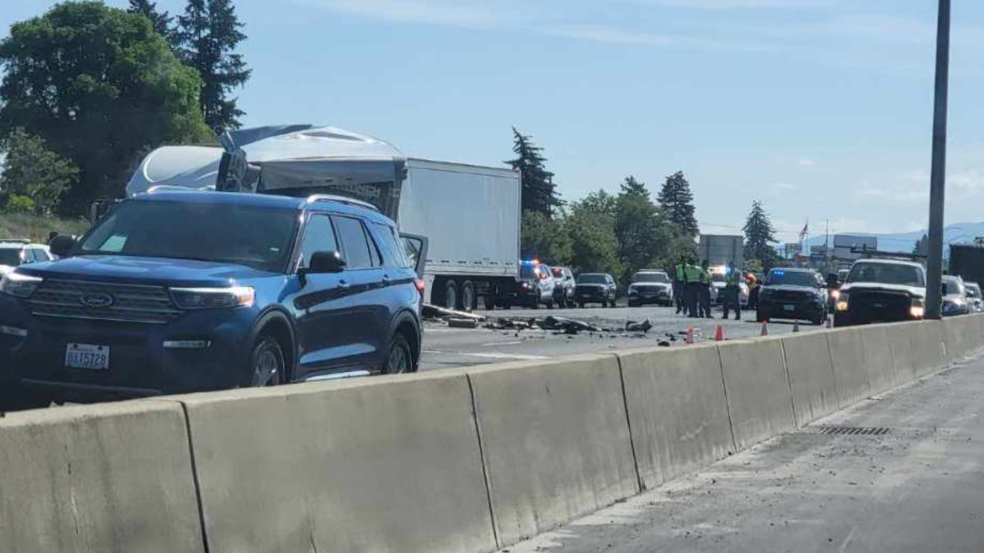 All lanes reopen on westbound I-90 near Havana Street after multi ...
