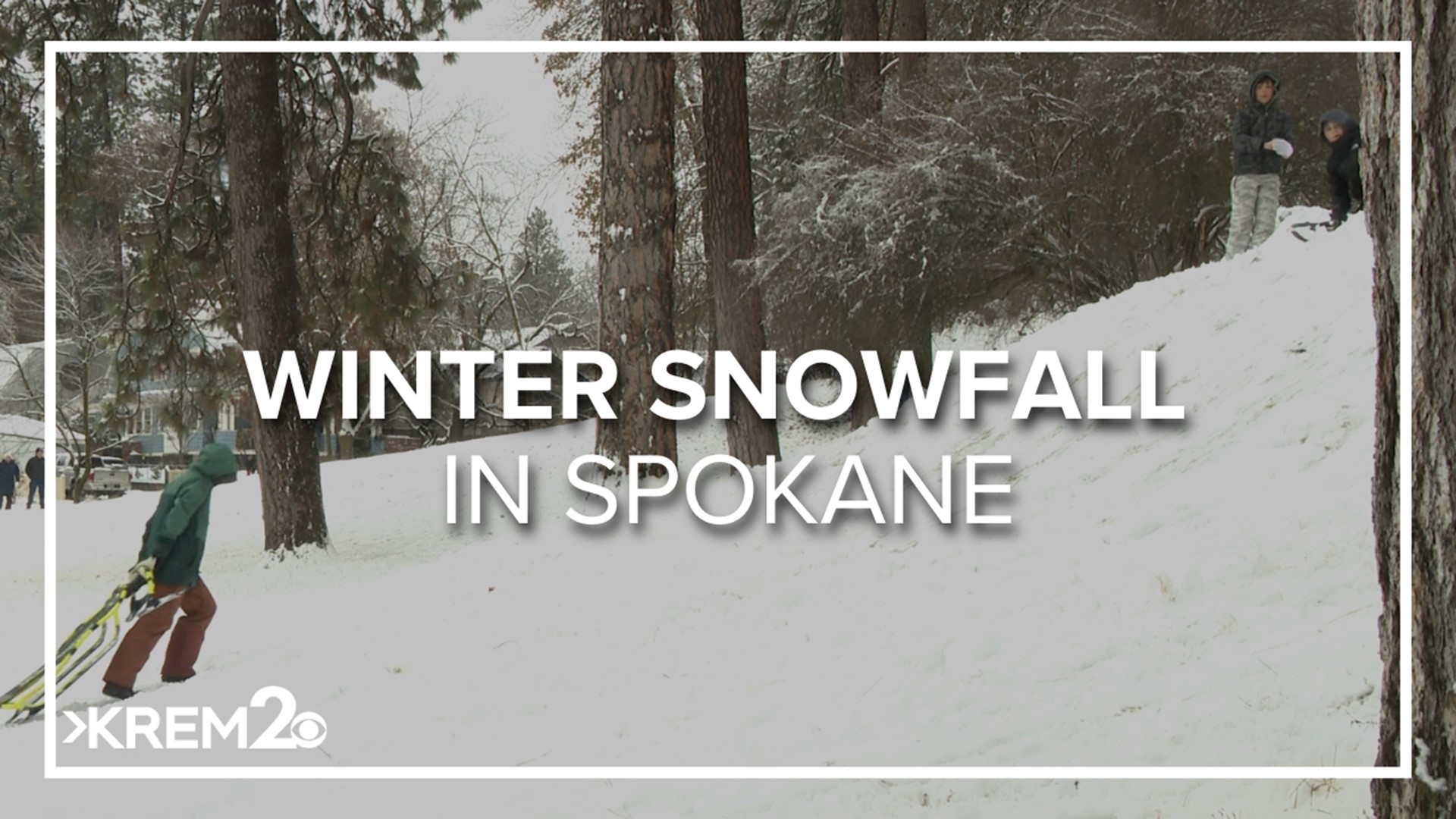 Spokane families, businesses deal with first major snowfall of the season