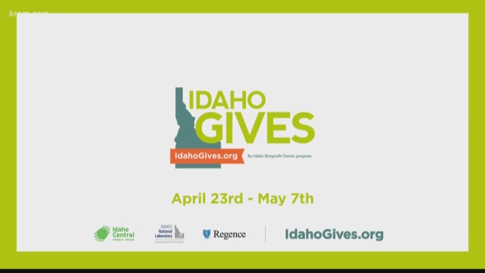 Idaho Gives is one way non-profits can be part of something large while working individually. It asks people to donate online to one of 630 non-profits.