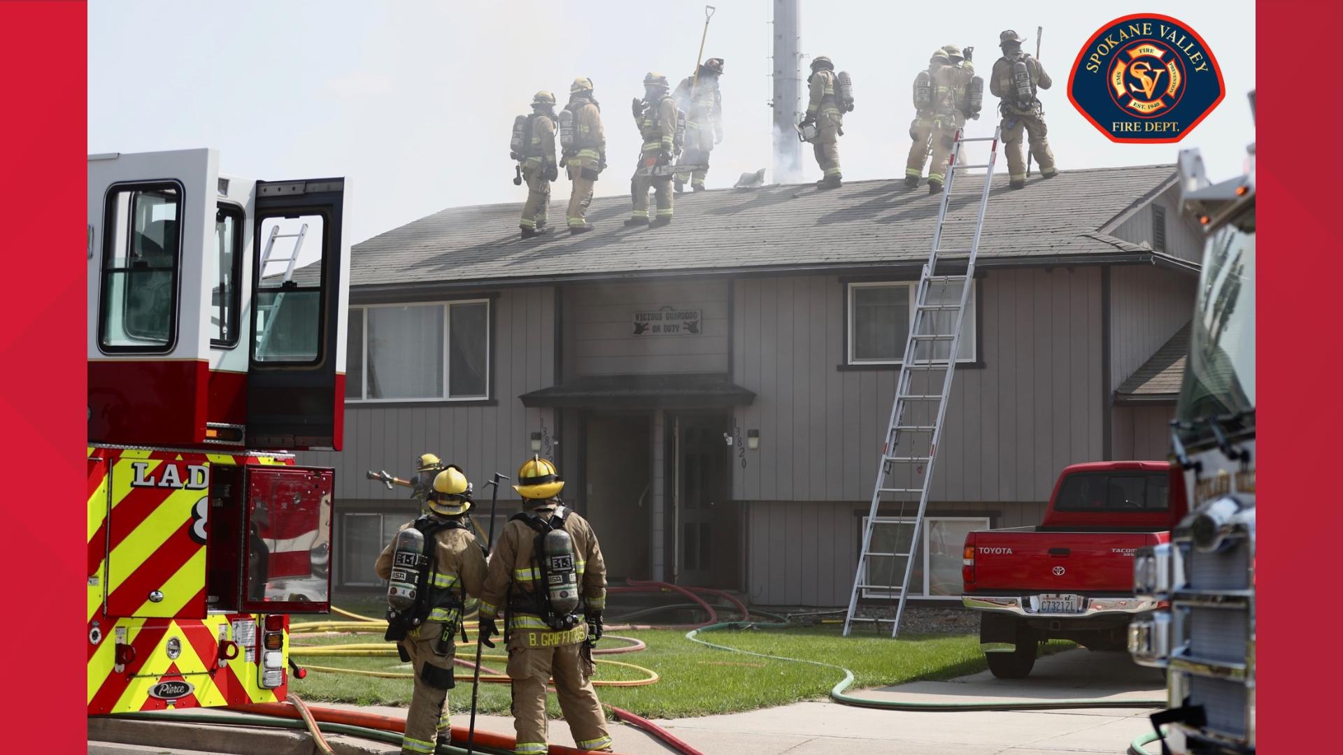 Fire damages house in Spokane Valley | krem.com