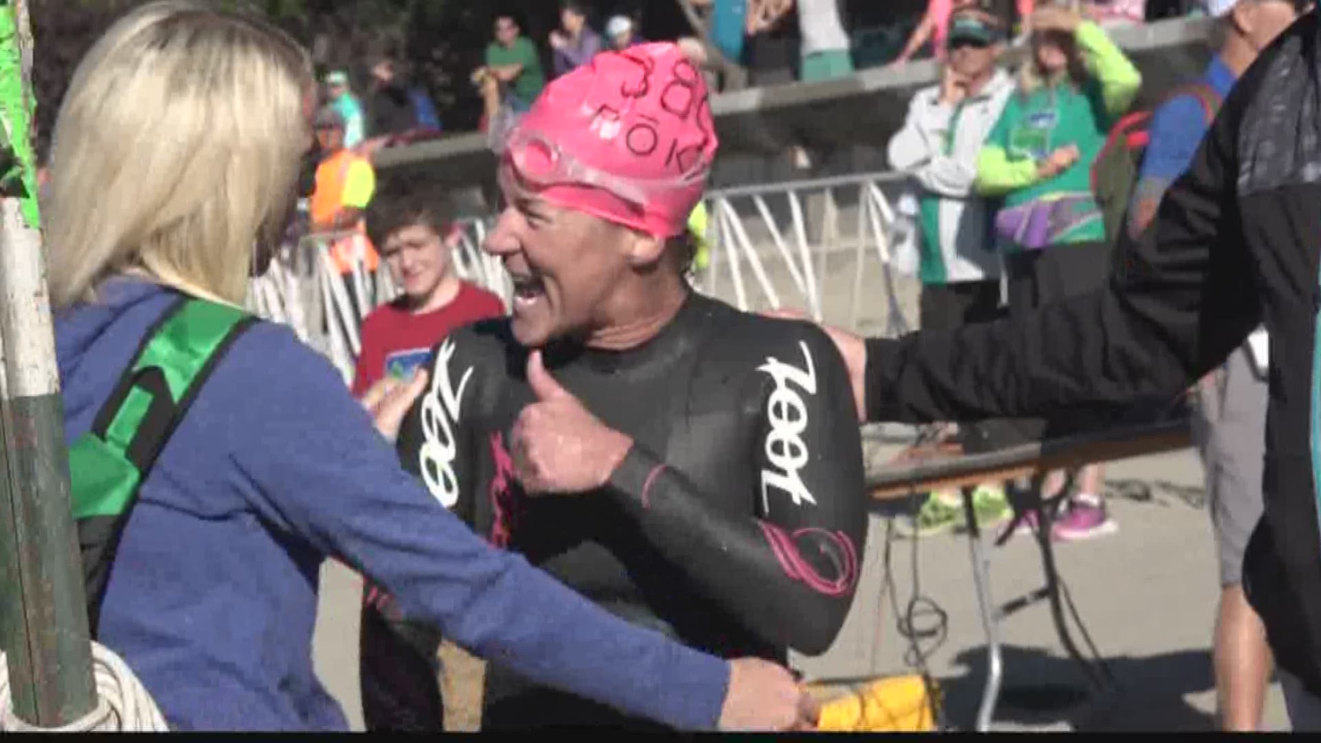 Two people miss swim cut off at Ironman Coeur d'Alene