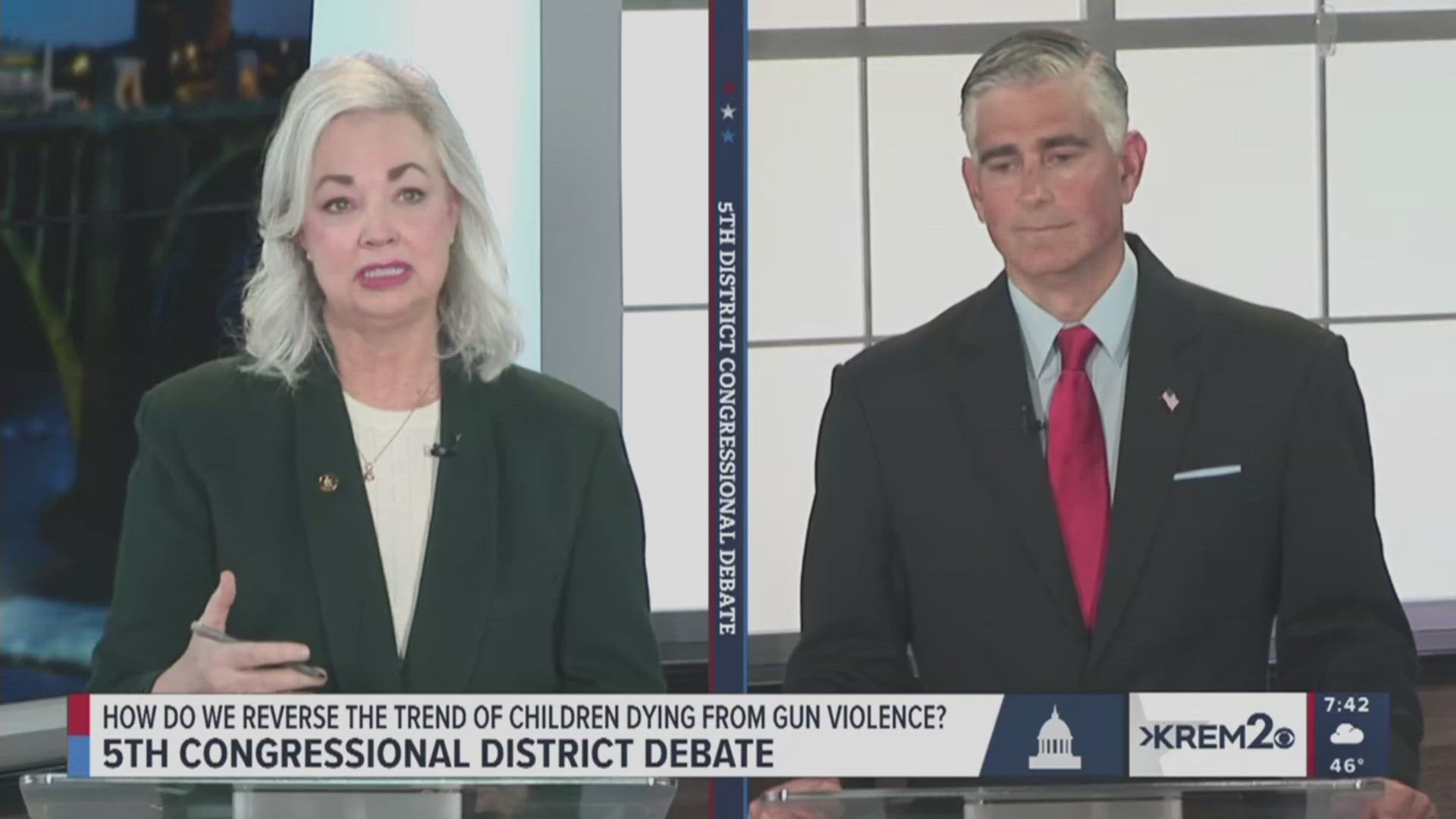 You can watch the full debate on KREM 2+