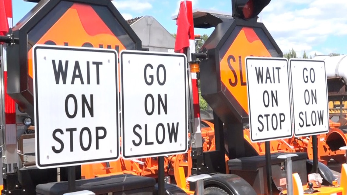 Automatic flagging machines arrive in Spokane to increase construction