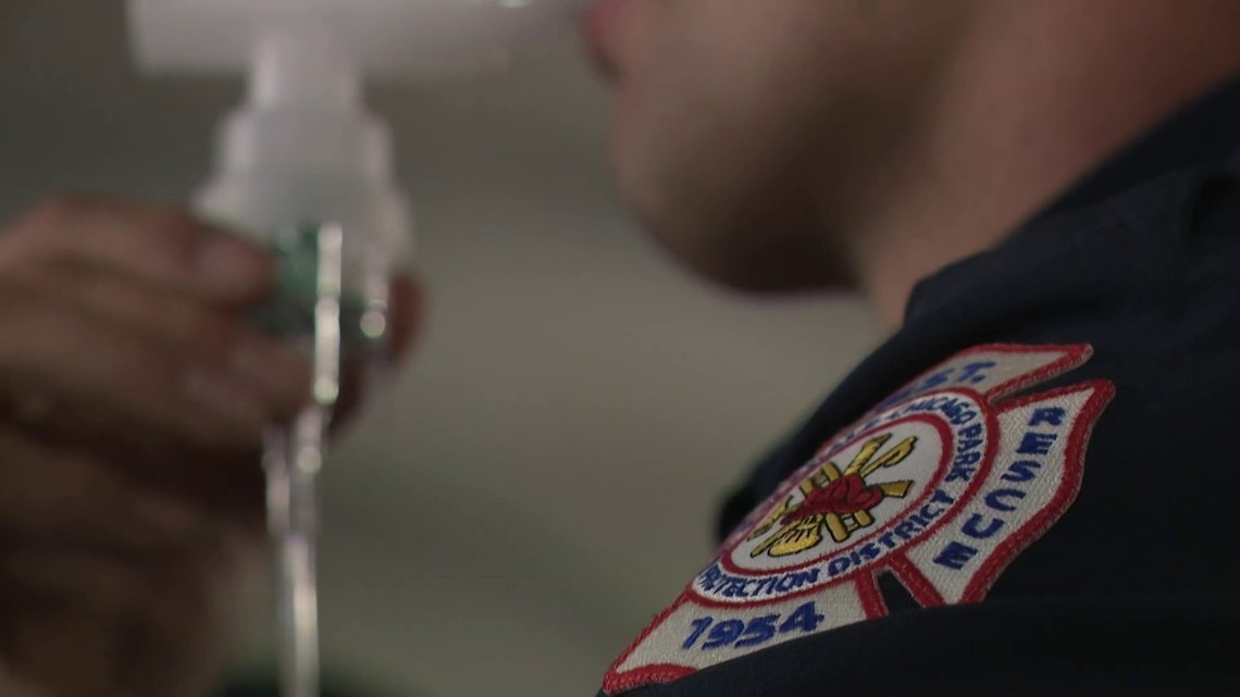Firefighters receive 