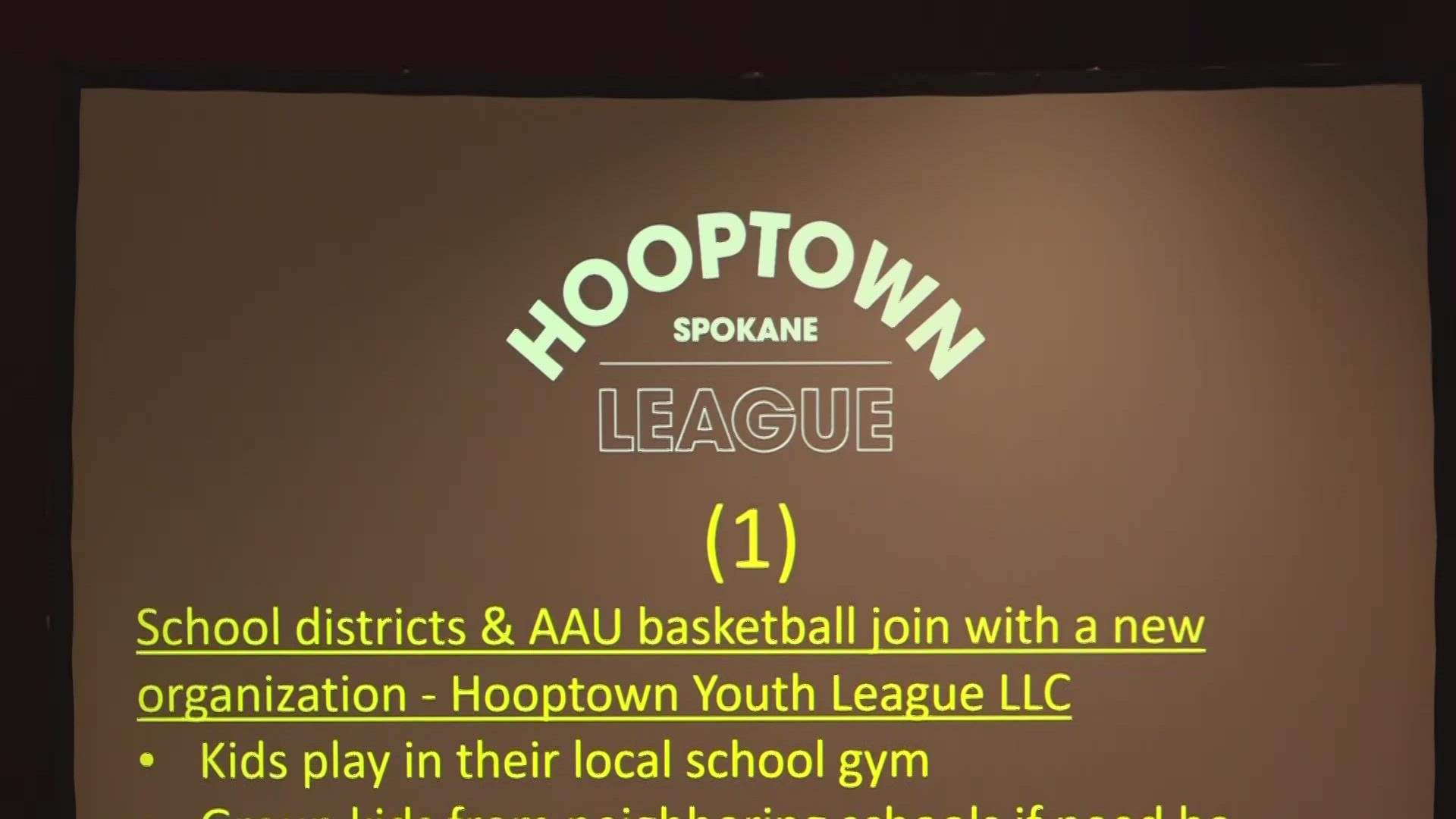 Spokane Hoopfest executive director Riley Stockton said Hooptown Youth League, LLC. will reinvigorate youth participation in basketball.