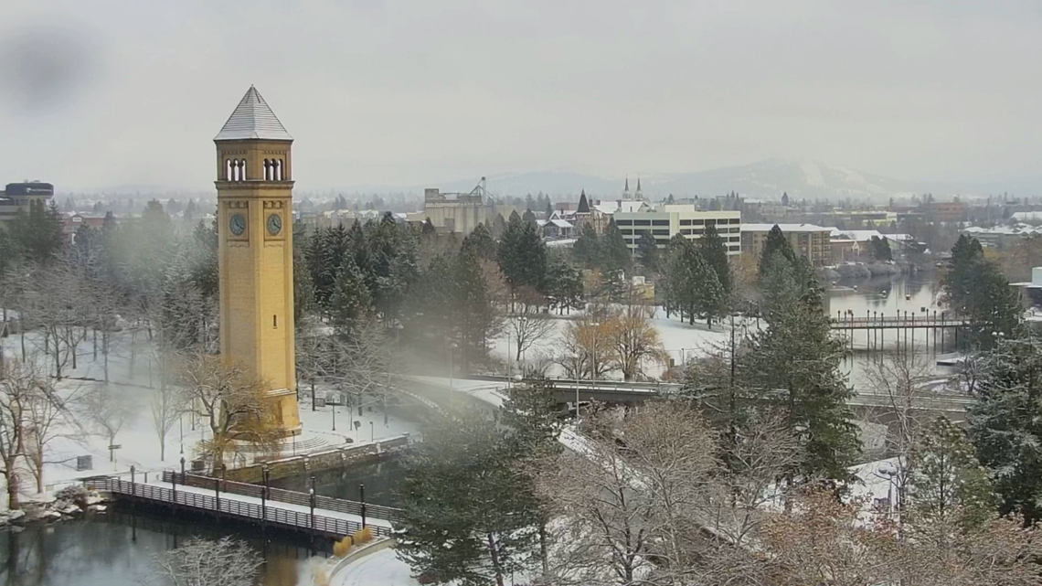 First chance of snow in the forecast for Spokane