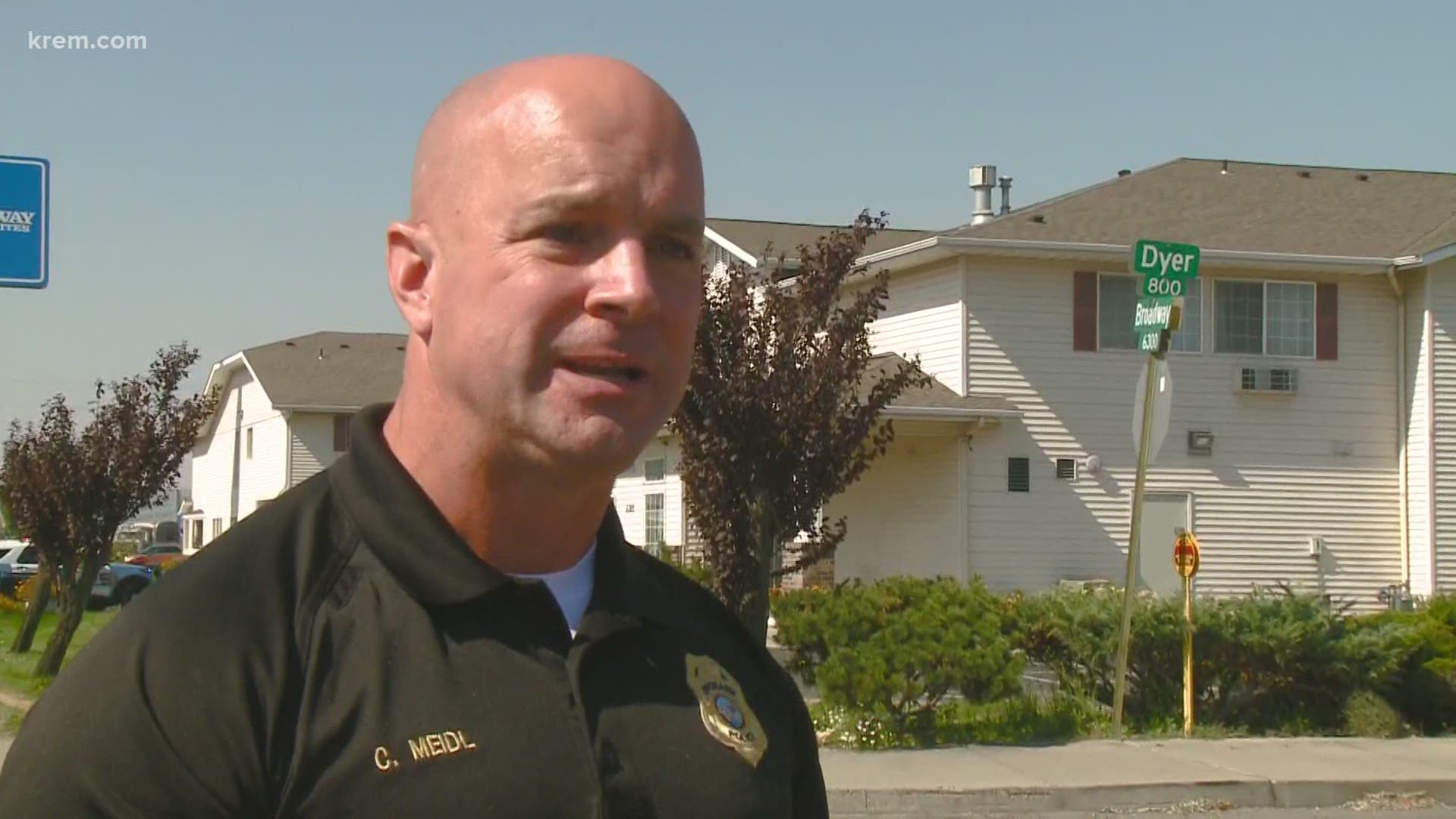 Spokane Police Chief Craig Meidl said the person who was killed was a carjacking suspect and had eluded police on Thursday.
