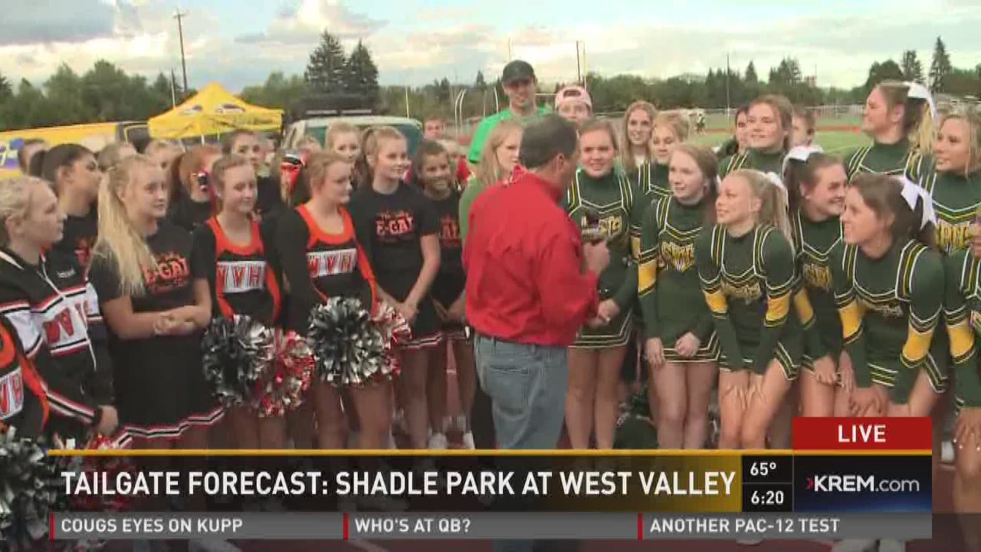 Tom's Tailgate Weather: Shadle Park at West Valley