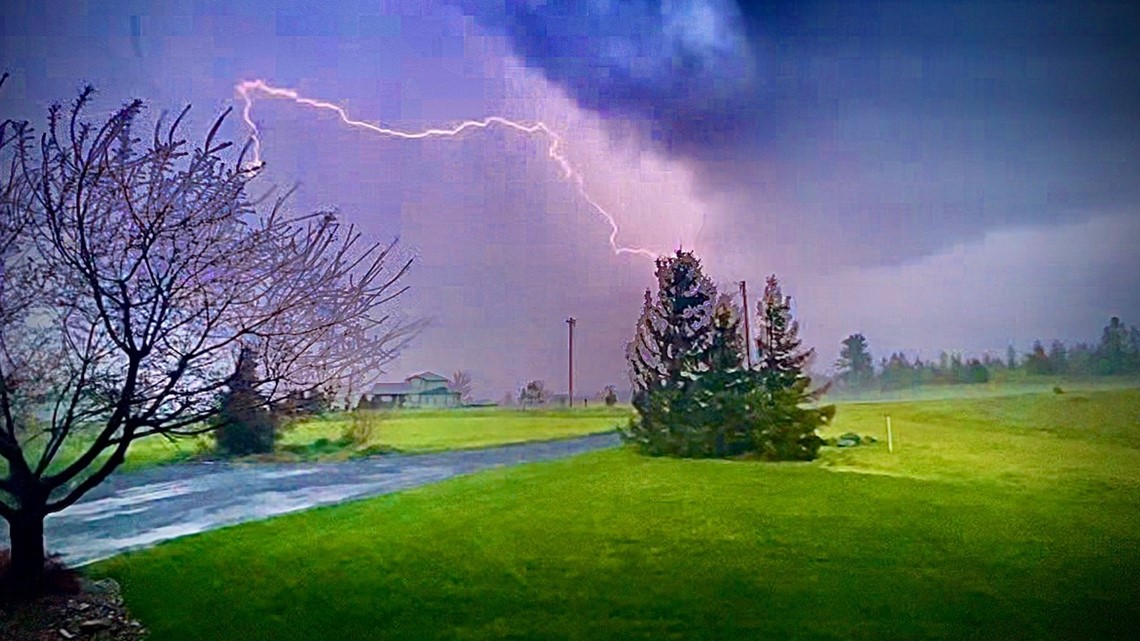 Pretty surreal moment': Tornado spotted during Spokane baseball game