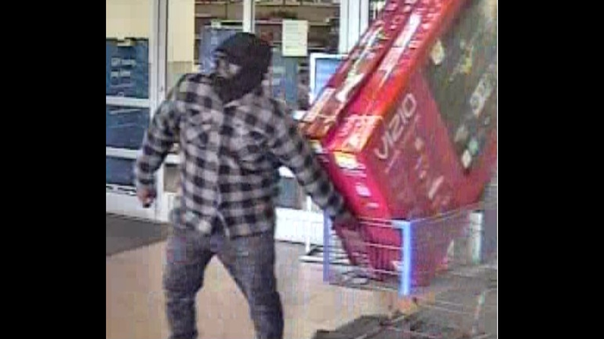 Man wanted for stealing TVs from Pullman Walmart store