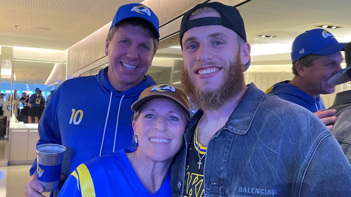 Cooper Kupps' parents enjoying his ride to the Super Bowl