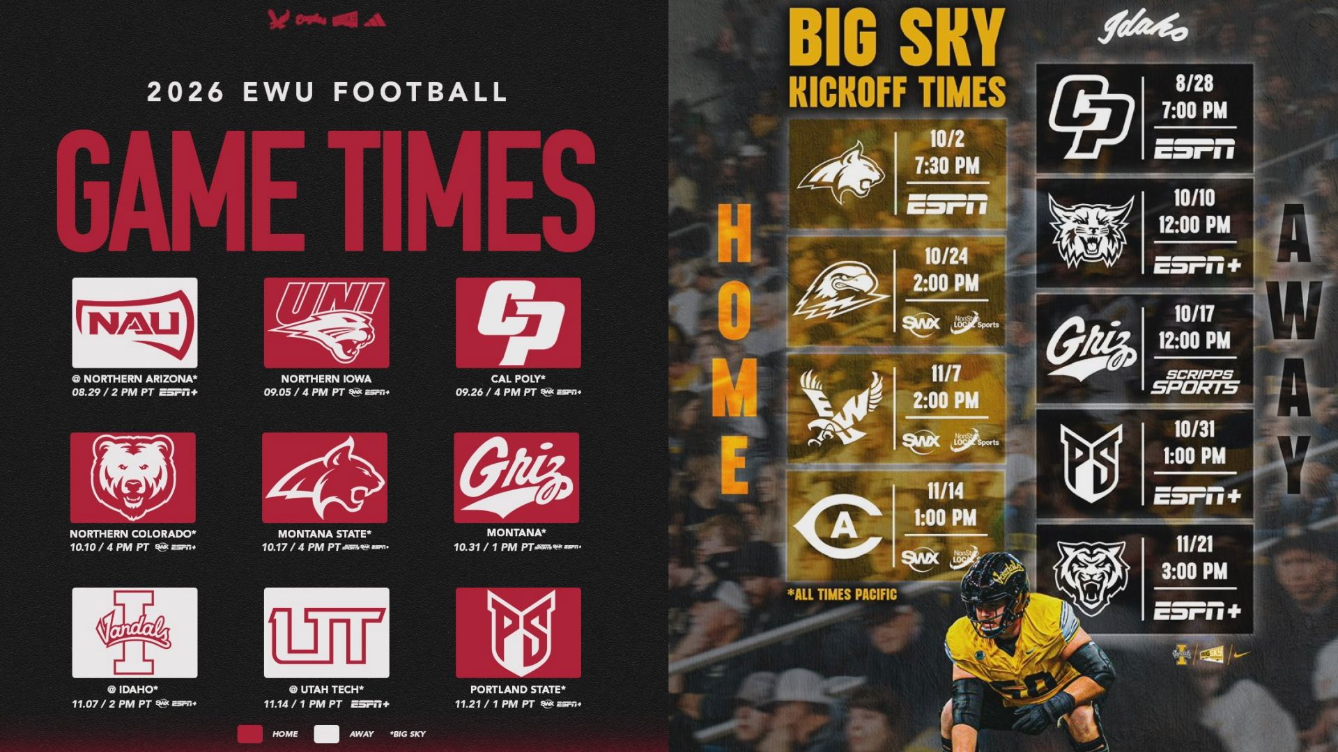 Big Sky Football Schedule 2027