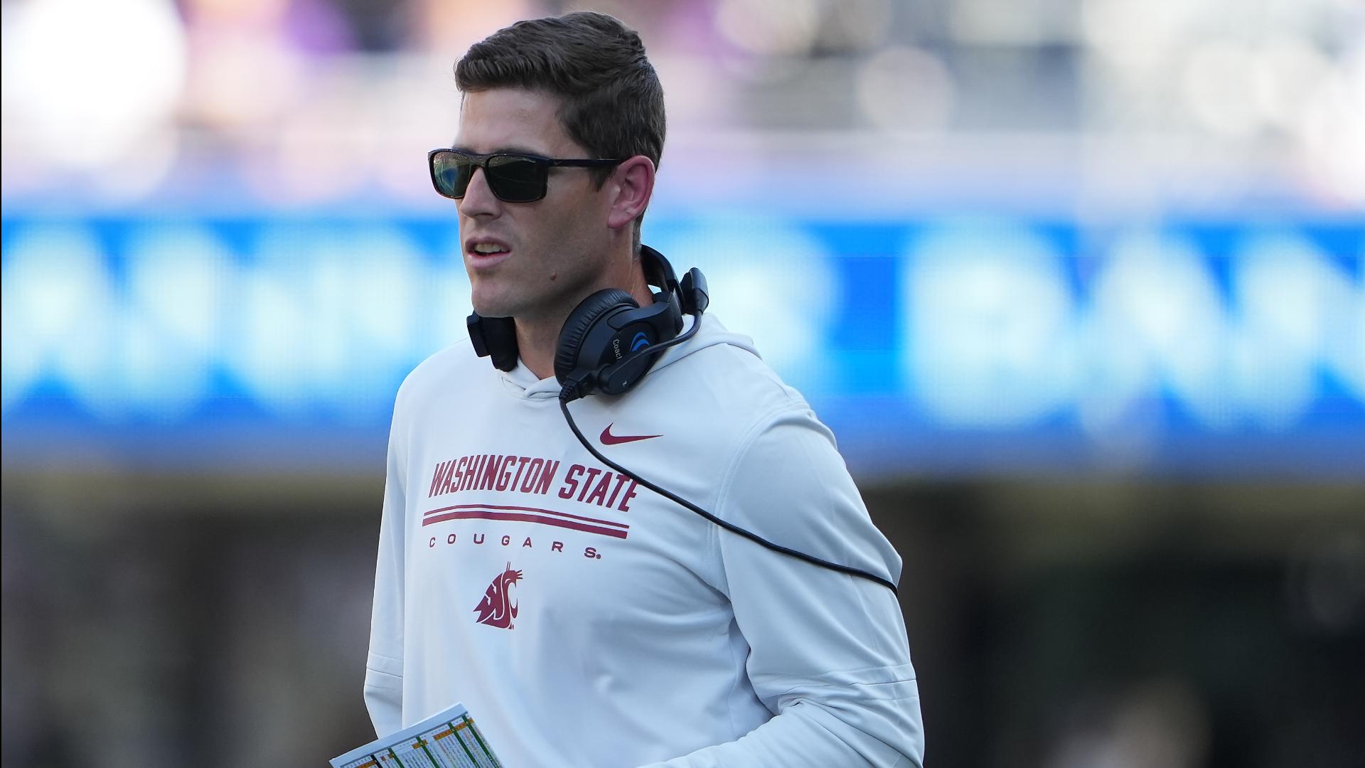 WSU Football Head Coach Kirby Moore taking over offensive play-calling at Washington State