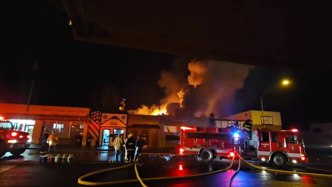 Fire crews fight structure fire on Kamiah's Main Street - Vimarsana News
