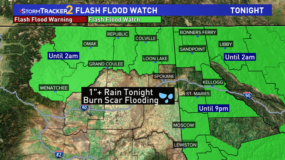 Flash Flood Watch Issued As Heavy Rain Forecasted For Northern ...